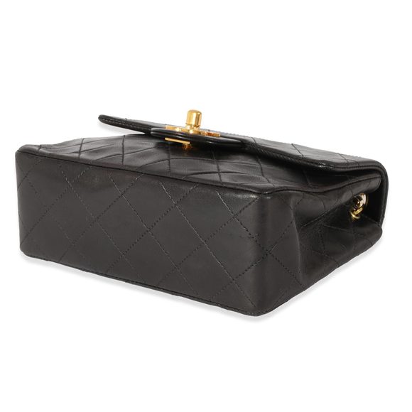 Chanel Vintage Black Lambskin 24K Mini Flap Bag - Picture 7 of 8